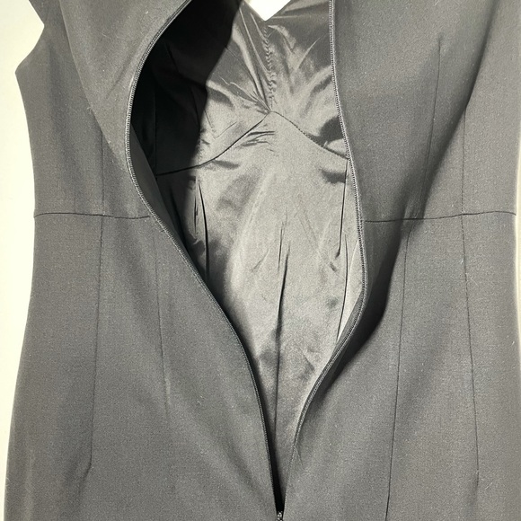 Banana Republic Black Wool Sleek Sheath Dress size 0 - Picture 11 of 12